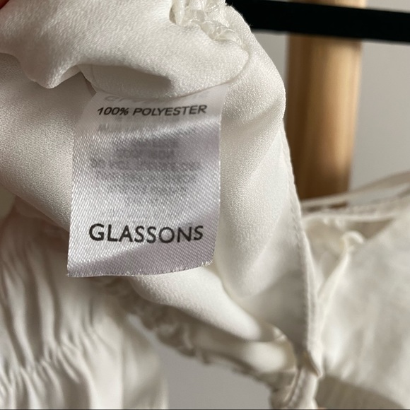 Glassons white crop top size 8 - Picture 6 of 6